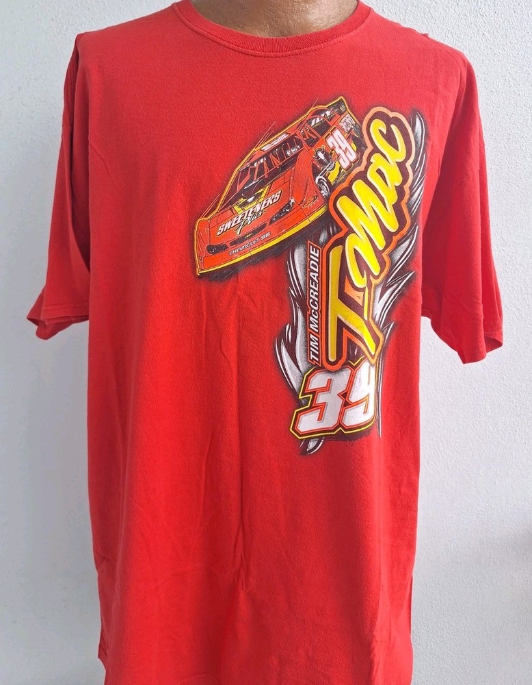 Tim McCreadie Shirt Mens 2XL XXL Red Dirt Track Racing 39 Graphic Race TMAC Tee