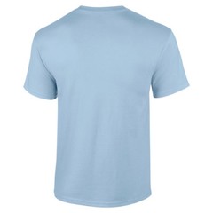 Gulf Air Gold Blue Logo Bahrain Airline Light Blue Cotton T-shirt