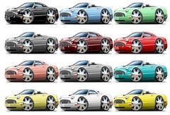 2002-05 Ford Thunderbird Classic Car Art Print NEW