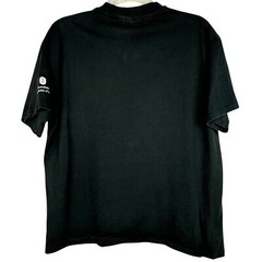 Hanes Heavyweight Shirt Men’s Large Black Red White Single Stitch Vintage