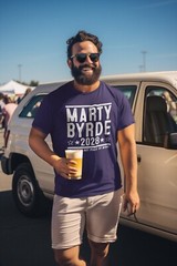 Marty Byrde 2028 Election – funny ozark Missouri Belle Xs-5x Unisex Soft Tshirt