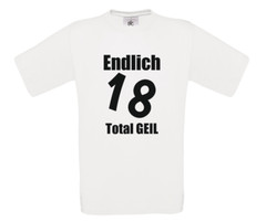 Unisex T-Shirt – Finally 18 Totally Horny – Adult Birthday Gift – Party