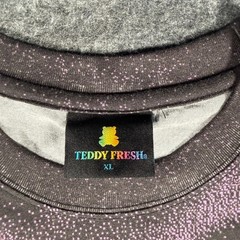 Teddy Fresh T Shirt Mens XL Purple Skull Graphic All Over Print Streetwear Tee