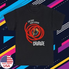 Charade 60’s 1960 Movie Men’s Black T-Shirt Size S-5XL
