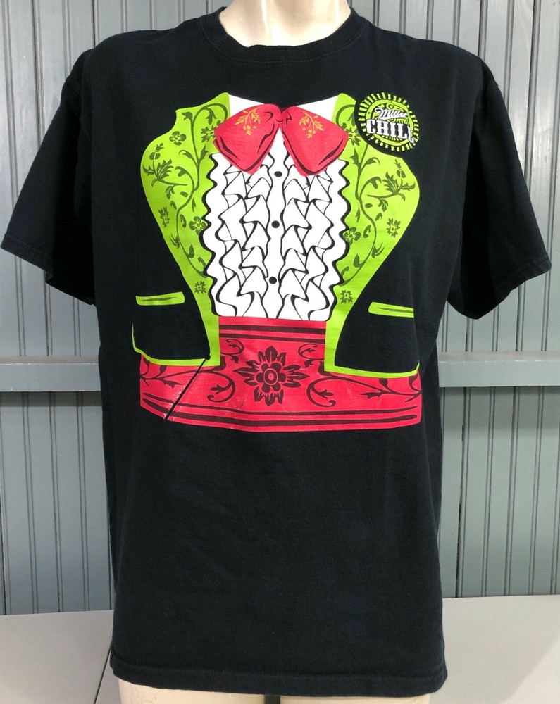Miller Beer Chill Lime Black Large T-Shirt