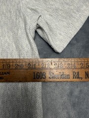 BYLT Men Brushed Herringbone Box Tee Mid Heather Grey Size L (NWT)