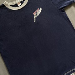 Vtg 2000s Victoria Frost Cerveza T Shirt Mens Large Navy Blue Beer Alcohol Promo