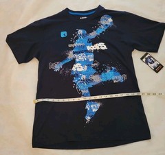AND1 Men’s Graphic T-Shirt, Size M Color Navy