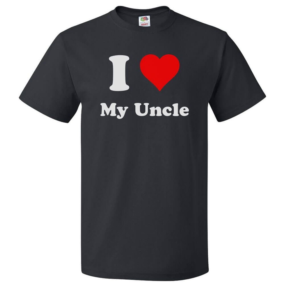 I Love My Uncle T shirt I Heart My Uncle Tee
