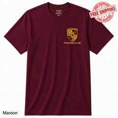 Porsche Motorsport Racing Shirt Performance Car Logo Graphic Tee Size S-5XL