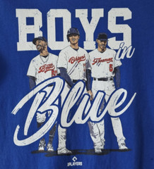Los Angeles LA Dodgers Baseball Boys in Blue T-Shirt Medium Unisex