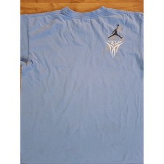 Y2K Air Jordan Melo Flight Graphic RARE Tee Blue Carmelo Anthony Jumpman, Medium