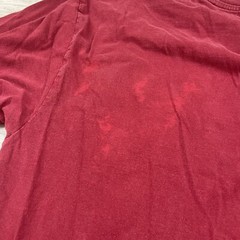 Vintage Fruit Of The Loom Blank Red T Shirt Pocket XL Cotton Easy To Wear