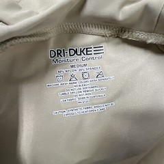Dri-Duke Moisture Control Compression USGI T-Shirt Men’s Military SAND 2Pc MED
