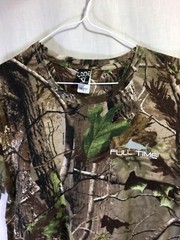 Code V Camo Large (Fish/Boat) Medium Cotton T Shirt T19