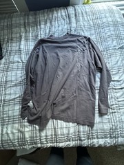 Yeezy Gap 10 Heavy Jersey Balenciaga Logo Long Sleeve Black Size XS
