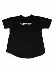 Forgiven/“Sinner” Christian Adult medium Unisex scoop tee
