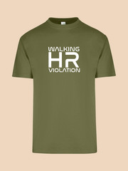 MEN WOMENS TEE TSHIRT UNISEX WALKING HR VIOLATION OFFICE WORKER CLOWN FUNNY GIFT