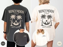Custom Mr and Mrs Shirts,Couples Honeymoon Club Shirt, Just Married