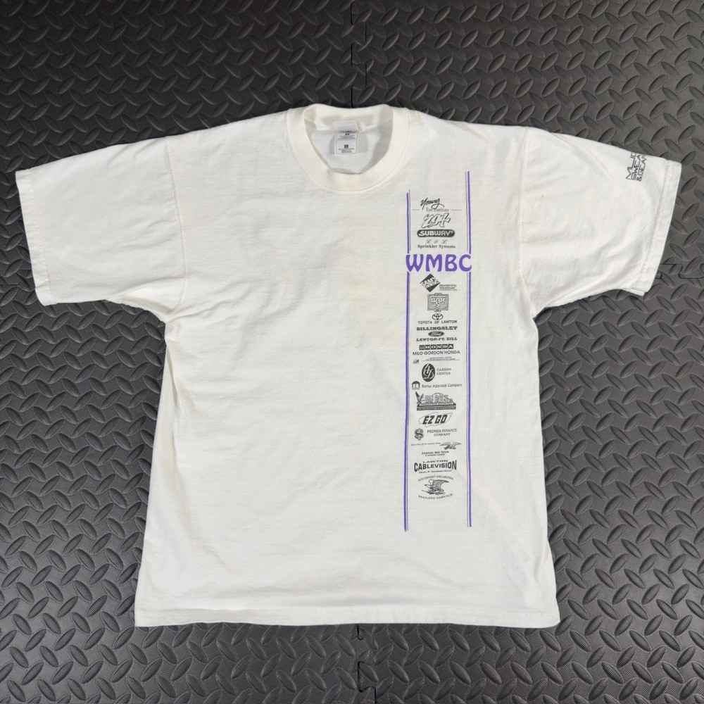 Vintage 1997 Tour of the Wichitas Biking Men’s Large T-Shirt Back Graphic Biker