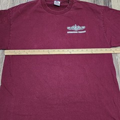 Submarine Service in the Pacific Red Maroon Shirt All Gave Some Men’s Size XL