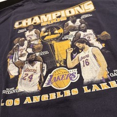 Vintage LA Lakers Kobe Bryant NBA Black T shirt XL 2009 Champions Championship