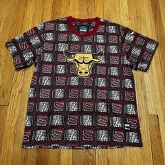 Chicago Bulls Two Hype Original 90’s Kente Letter Performance T-Shirt 2XL Men’s