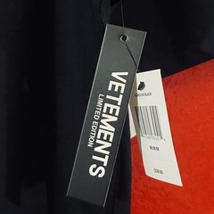 New Vetements By Drill Clothing Limited Edition Campaign Tee T-Shirt Size Medium