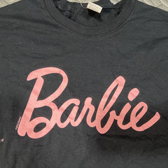 Barbie Short Sleeve T-shirt (Available: Blk or White) (Options: S, M, L, or XL)