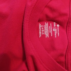 Member’s Mark Crewneck Tee Mens XXXL Red Excellent Pima Cotton Blend Short Slv