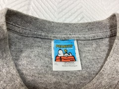 Peanuts Shirt Mens XL Gray Snoopy Woodstock Christmas Jingle Bells