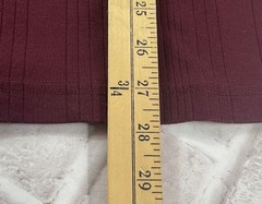 Claiborne Shirt Mens Sz XL Maroon Moisture Wicking V-Neck Ribbed Long Sleeves