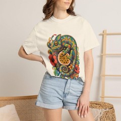 Psychedelic Passionfruit Chameleon Graphic Tee