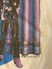 true vintage 80s MOTLEY CRUE theatre of pain ROCK TOUR T SHIRT soft ULTRA RARE