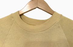 M/L Vtg Mid 90s Blank Distressed Worn Skate Punk Grunge Boxy Raglan Sweatshirt