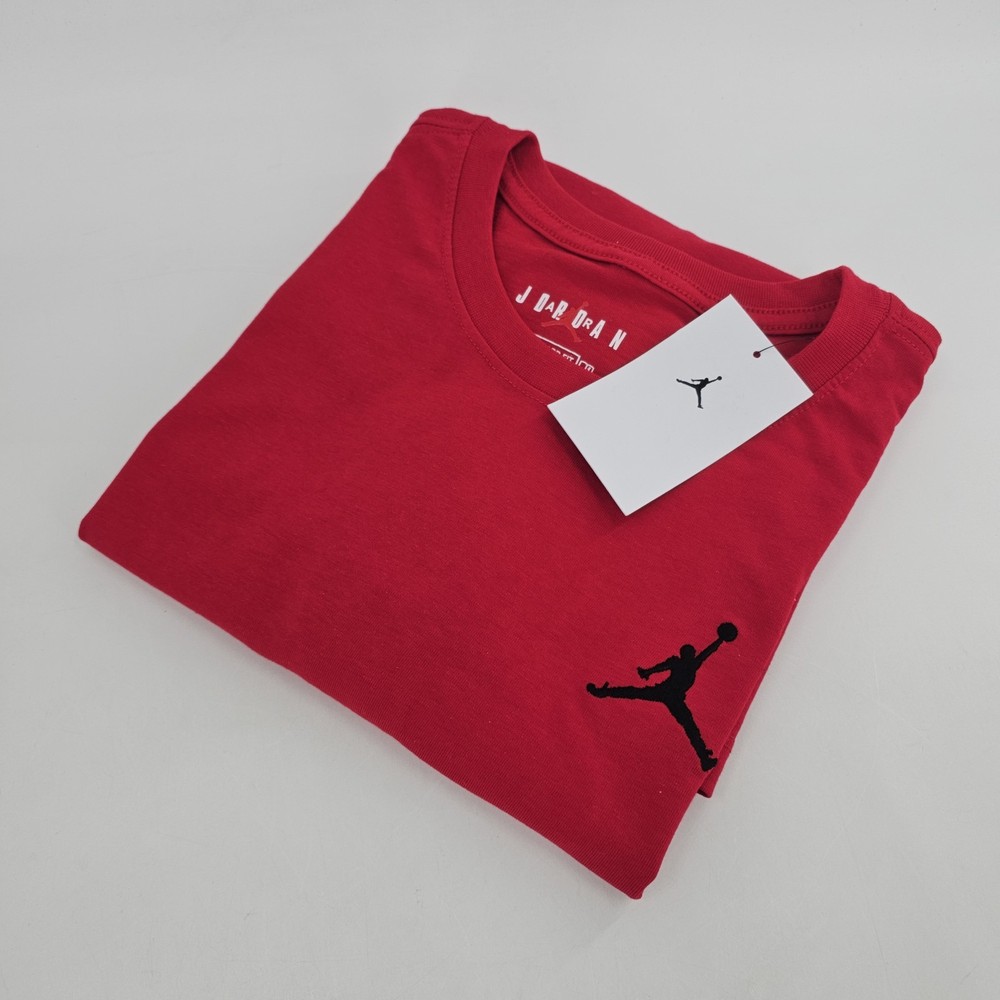 Air Jordan Sportswear T-Shirt Mens Tee Size X-LARGE XL Red Embroidered Logo NEW