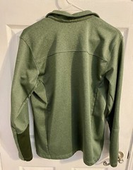 The North Face Shirt Mens Medium Green Quarter Zip Pullover Sweater With Pocket