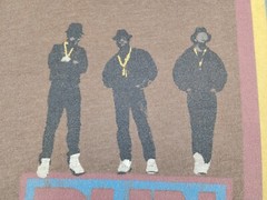 Rockware RUN DMC Shirt Mens Large Rap Hip-Hop Tougher Than Leather Adult A63
