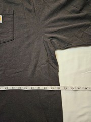 Carhartt Loose Fit K87 Men’s T-Shirt 3 XL Gray Heavyweight Fabric