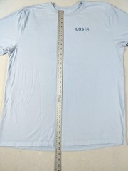 Costa Del Mar Shirt Mens 2XL Blue American Flag C Logo Graphic USA Tee Patriotic