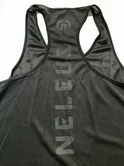 NELEUS ‘Dry Fit Logo Muscle’ Mesh Tank Top Men’s M Gym Workout Exercise Blk NEW!
