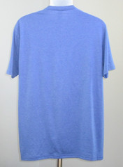 NWOT District Perfect Tri Blue T-Shirt Mens Size L Chest 42 V-Neck SS 221-26806