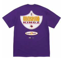 Supreme UGK Super Tight Tee Purple SS24 New In Hand Size Large Box Logo Pimp C
