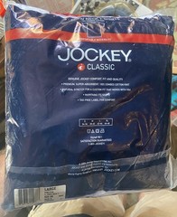 SEALED © 2004 JOCKEY CLASSIC Adult Size L 100% Combed Cotton T-SHIRTS