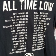 All Time Low Future Hearts Tour Black TShirt Sz M 923