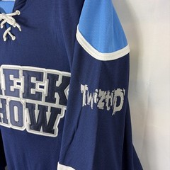 TWIZTID FREEK SHOW FAMILY Light Blue Dark BLUE AK HOCKEY JERSEY SIZE Large/XL
