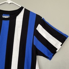 CSG T-Shirt Men’s Size Medium Striped Short Sleeve 100% Cotton Crew Neck NEW