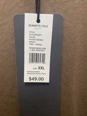 Kenneth Cole Active Men’s 2XL Russet Brown Short Sleeve Crew Neck T-Shirt NWT