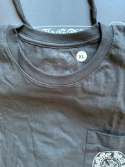 New Chrome Hearts Honolulu Exclusive Horseshoe Logo Pocket T-Shirt Black XL