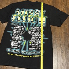 Missy Elliott Rap T-Shirt Supa Dupa Fly 2024 Tour Hip Hop Music Concert Tee Med